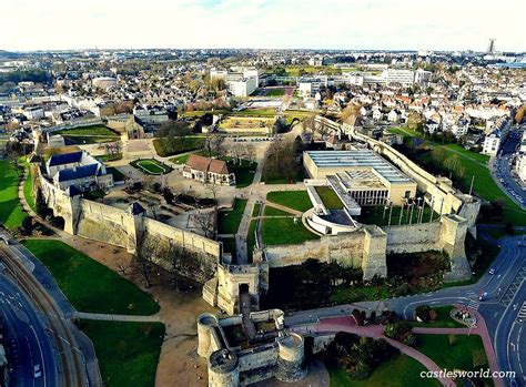 Castle of Caen, France With an area of 5.5 hectares, it is one of the ...