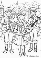 Oktoberfest Coloring Pages » Free Download Artus Art sketch template