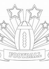 Football Coloring Pages sketch template