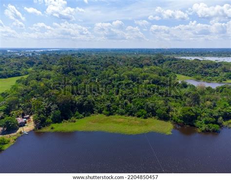 Aerial View Amazon Rainforest Brazil Incredible Stock Photo 2204850457 ...