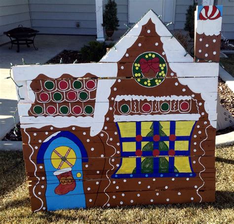 20+ Gingerbread House Outdoor Christmas Decorations – HomeDecorish