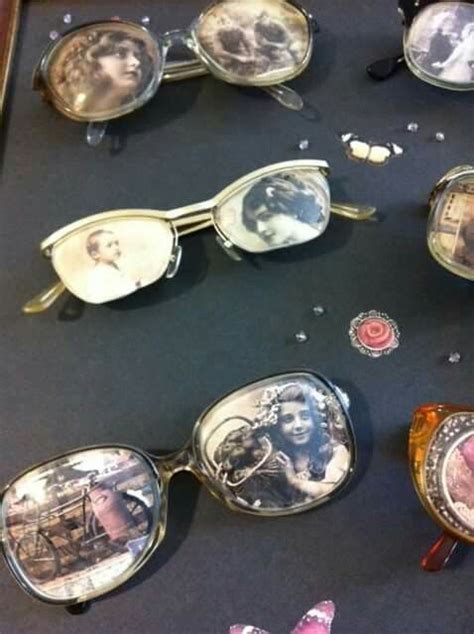 Old photos in glasses! | Vintage jewelry crafts, Memory crafts, Old jewelry crafts