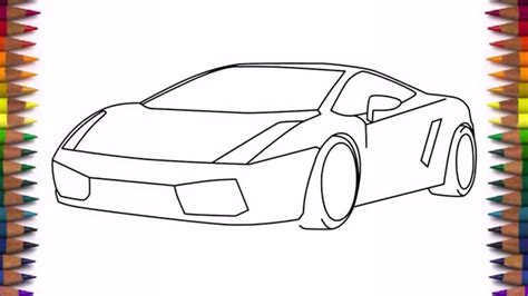 Simple Car Drawing For Kids at PaintingValley.com | Explore collection of Simple Car Drawing For ...