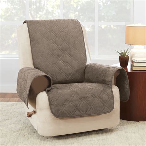 SureFit Waterproof with Non-Slip Back Recliner Furniture Cover, Taupe - Walmart.com