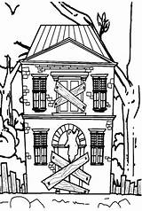 Haunted house pdf  Free Printable Coloring Pages sketch template