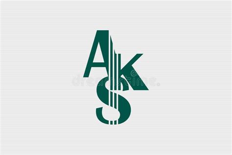 AKS Lettering Iconic Logo Vector Illustration.Â AKS Letter Mark Logo ...