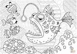 Ausmalbild Seeteufel  Ausmalbilder Kostenlos Zum Ausdrucken sketch template