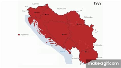 Timeline of the Breakup of Yugoslavia on Make a GIF