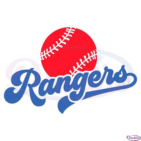 Free Texas Rangers MLB Baseball Team Svg Digital File - Oladino