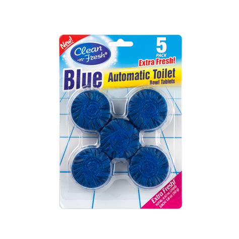 5PK Blue Automatic Toilet Bowl Cleaner Tablets - OceanStar