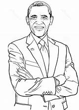 Barack Obama Coloring Page  Home sketch template
