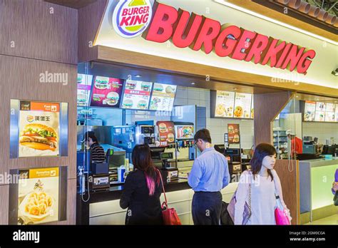 Gate burger king fast food restaurant counter customers hi-res stock ...