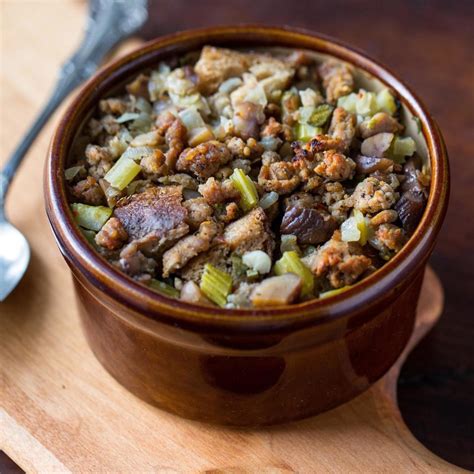 Sausage-Chestnut Stuffing Recipe - EatingWell