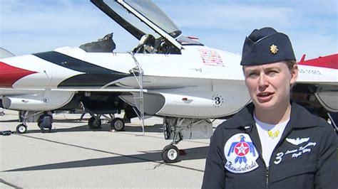 U.S. Air Force Thunderbirds pilot shares journey of joining elite air squad