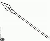 The spear Is A Historic Weapon coloring Page Printable Game sketch template