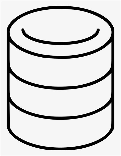 Computer Server Hardware Storage Archive Data Disk - Server Icon Drawing Png - 730x980 PNG ...