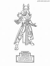 Fortnite Coloring Pages Ice King Skin sketch template