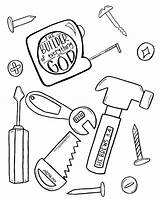 Hand Tools Coloring Pages Coloring Pages sketch template