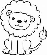 lion Doodle Cartoon Kawaii Anime cute coloring Page 10504553 Vector Art  sketch template
