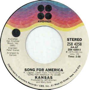 Kansas - Song For America | Releases | Discogs