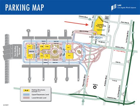 Lax Parking Lot Map