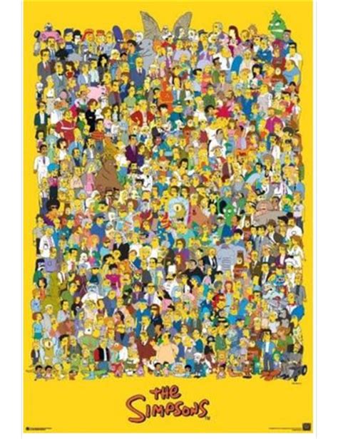 The Simpsons - Cast Poster | Ezibuy New Zealand