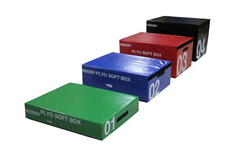 Set of 4 Foam Plyo Boxes. Great looking and super safe for the home, studio or gym. | Plyo, Plyo ...