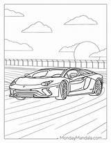 Race Coloring Pages sketch template