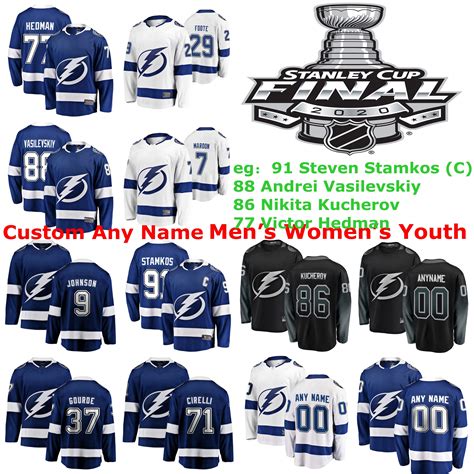 2020 Tampa Bay Lightning Jerseys Womens Erik Cernak Jersey Braydon ...