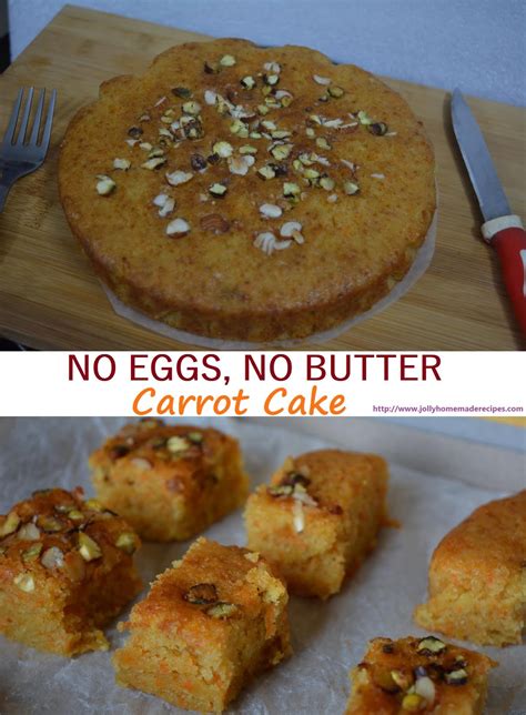 Eggless Carrot Cake Recipe, How to make Carrot Cake with (No Eggs, No Butter) | Carrot Cake ...