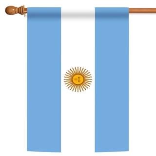 Blue and White Argentina Outdoor House Flag 40" x 28" - Bed Bath ...