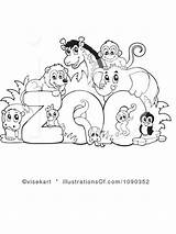 Fantastic Zoo Animal Coloring Pages For Preschool Rectangle Objects  sketch template
