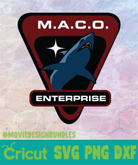 MACO ENTERPRISE LOGO STAR TREK LOGO SVG PNG DXF - Movie Design Bundles