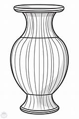 Vase Coloring Pages  sketch template