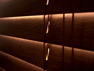 Wood blinds | Wood blinds in my sister's living room. Though… | Flickr