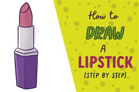 How to draw a lipstick - Draw Cartoon Style!