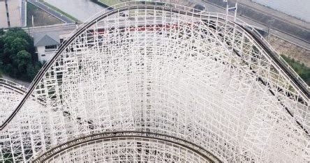 White Cyclone (Rollercoaster) at Nagashima Spa Land, Japan