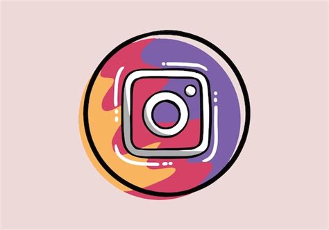 Premium Vector | Instagram button for social media phone icon symbol logo of instagram editorial web