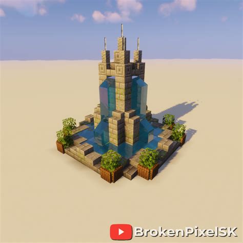 Medieval Fountain | Minecraft fountain, Minecraft blueprints, Minecraft ...