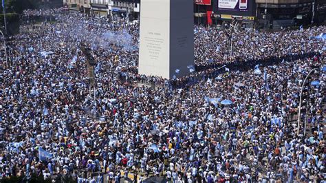 Watch Argentina streets explode with joy after World Cup win - The Hindu