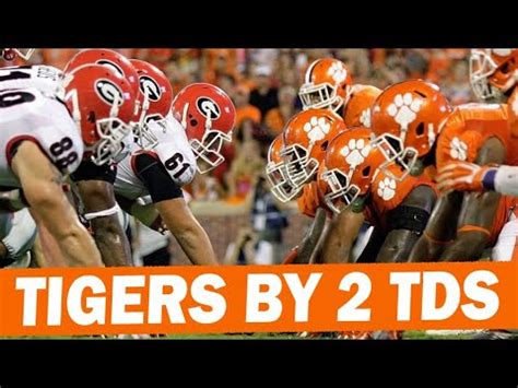 Clemson SHOULD Beat Georgia By 2 Touchdowns - YouTube