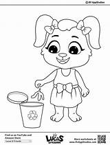 Cleaning Coloring Pages sketch template