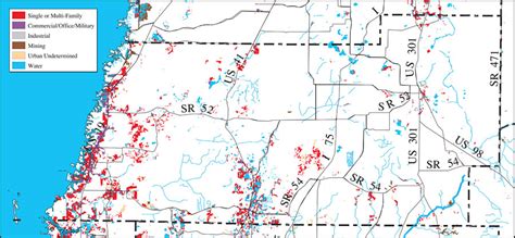 Withlacoochee River Watershed Distribution of 1995 Urban Land Use ...