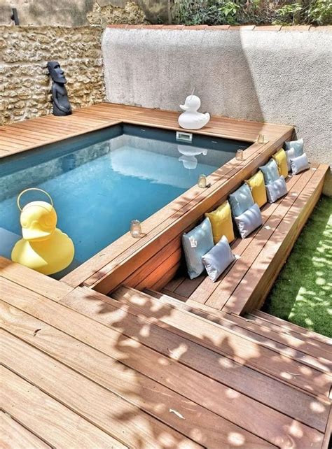 20+ Epic Above Ground Pool With Deck Ideas in 2020 | Small backyard pools, Backyard pool, Small ...