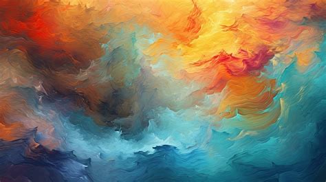 Abstract colorful oil painting background. Illustration 24398820 Stock Photo at Vecteezy