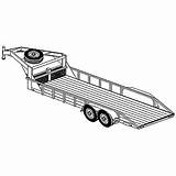 Gooseneck Trailer Coloring Pages sketch template