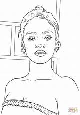 Rihanna coloring page  Free Printable Coloring Pages sketch template