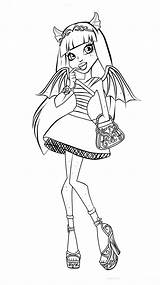 Monster High Printable Coloring Pages sketch template