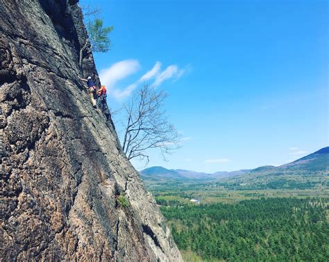 Thin Air, Cathedral Ledge with a first time outdoor-climber : r/climbing