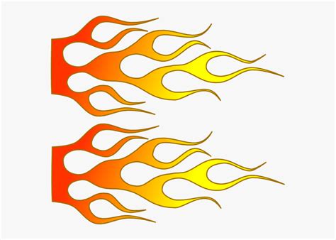 Race Car With Flames Png Png - Hot Rod Flames Clip Art, Transparent Png ...